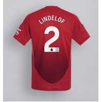 Camisa de time de futebol Manchester United Victor Lindelof #2 Replicas 1º Equipamento 2024-25 Manga Curta